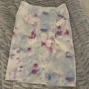 NWT KIMMIE tulip tye-die midi skirt
